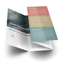 Custom printed Fold brochure