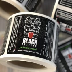 printing Stickers on a roll