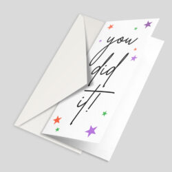 A6 greeting card