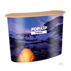 custom printed pop up counter