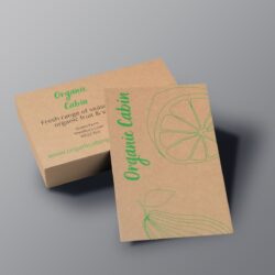 Kraft Recycled Card Business Cards