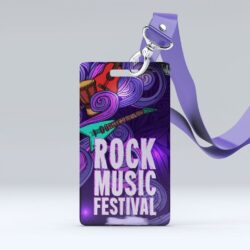 Custom printed PVC cards for Lanyards or Plastic ID Cards