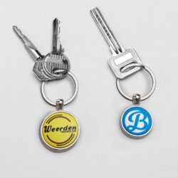 Promotional round Keyring