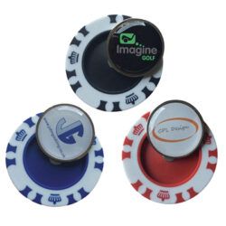 POKER CHIP GOLF BALL MARKER
