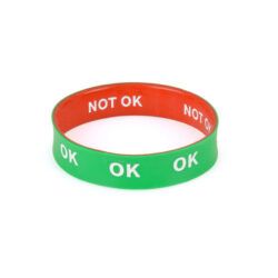 DOUBLE SIDED SILICONE WRISTBAND