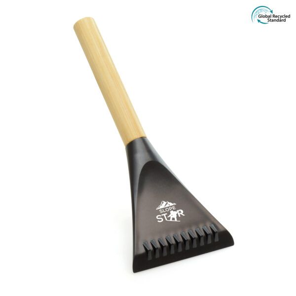 ROBYN PROMOTIONAL RECYCLED PLASTIC AND BAMBOO ICE SCRAPER
