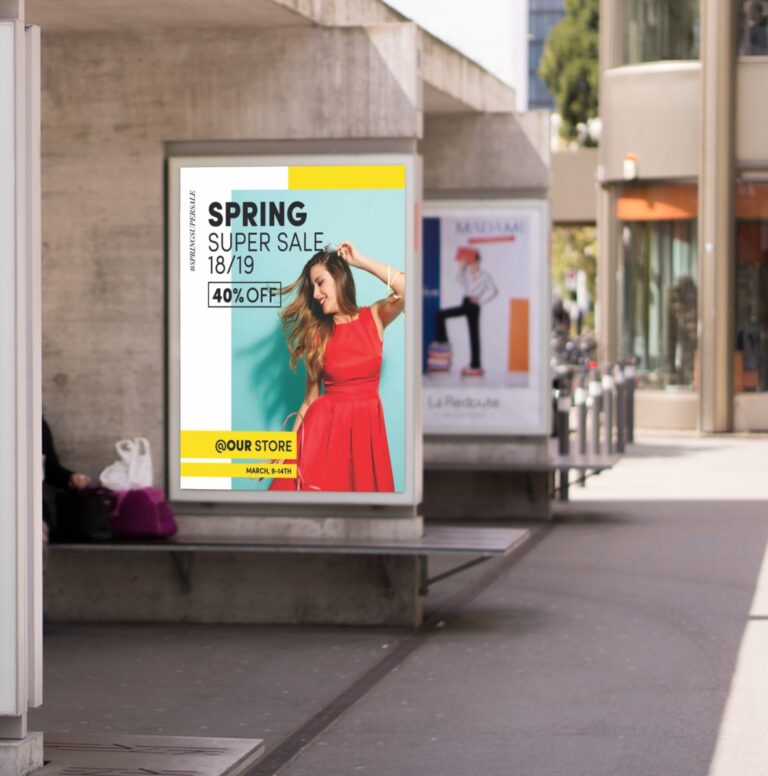 Outdoor Posters Just Click Printing Company, Poole