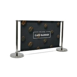 custom printed cafe-barrier_deluxe