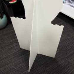 Cut out shapes stand