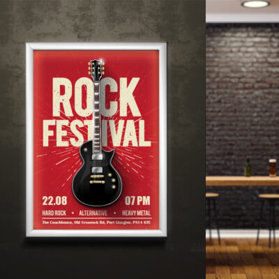 Led lightbox poster