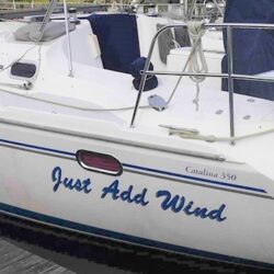 Boat Decals and Lettering