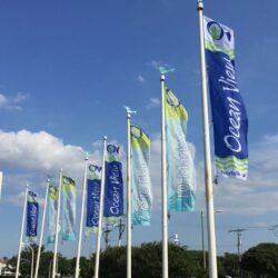 Custom printed flags