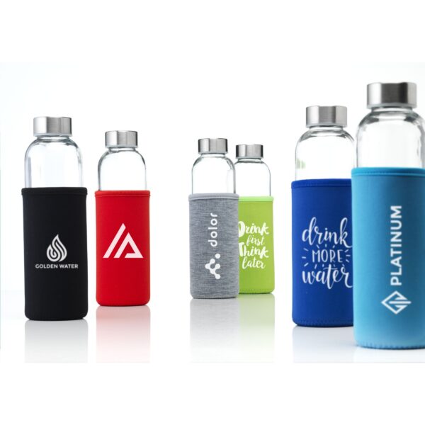 promo glass bottle printing