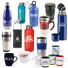 Promotional mugs flasks bottles
