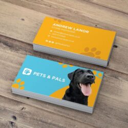 Printed business cards