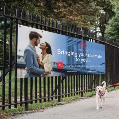 Outdoor banner printing