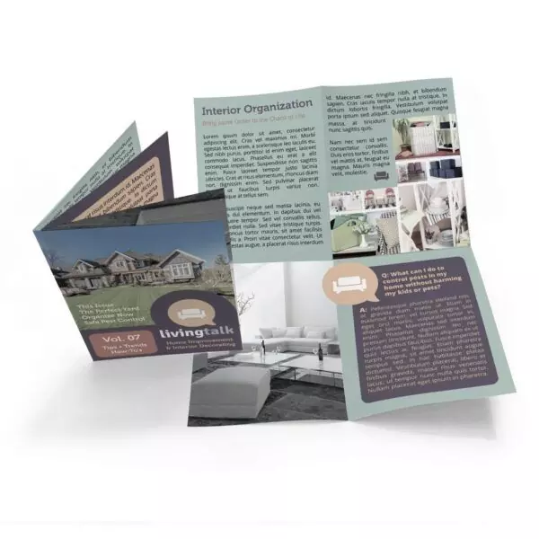 Cross Folded Leaflets