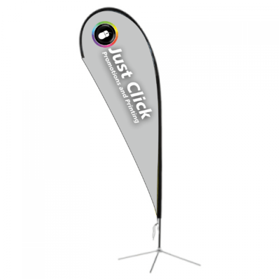 Teardrop Flag printing