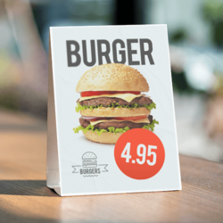 Triangle table talker printing