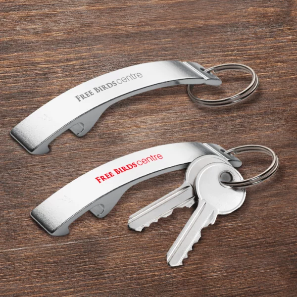Promotional bottle opener Keyring