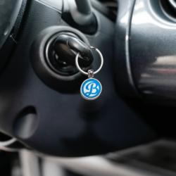 Promotional round Keyring