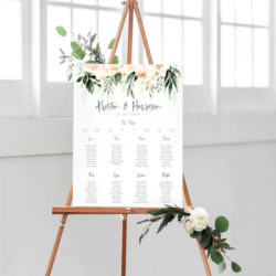 Wedding Seating Plan Printing