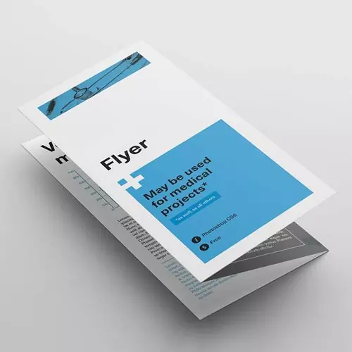 z folded leaflets