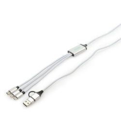 BRANDED 6 IN 1 LIGHT UP CHARGER