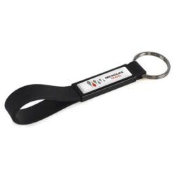 SILICONE DOMED KEYRING