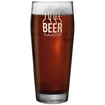 WILLI BECHER JUBILEE PINT GLASS