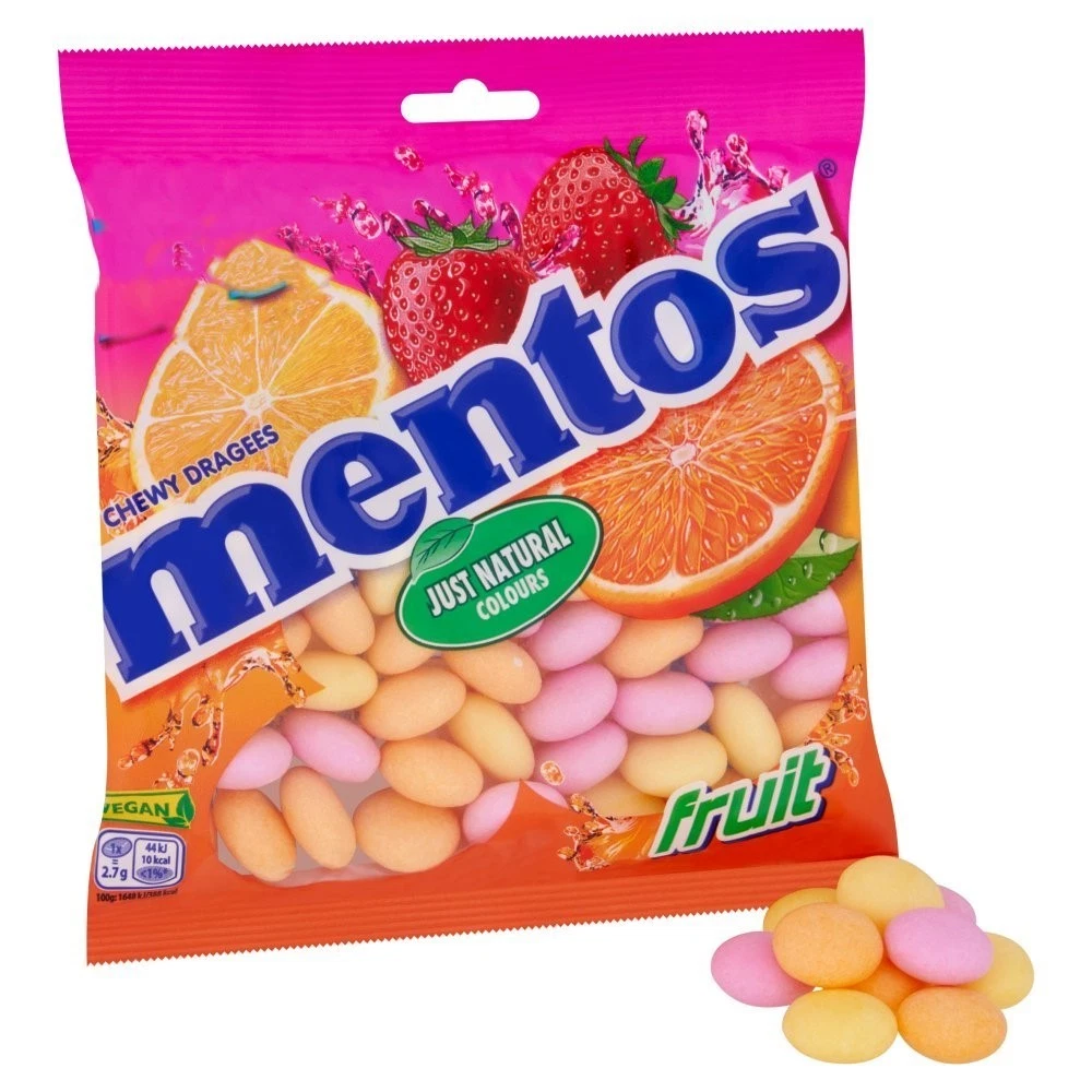 Express - Full Colour Mentos Fruit Sweets, Individually Wrapped - Image 4